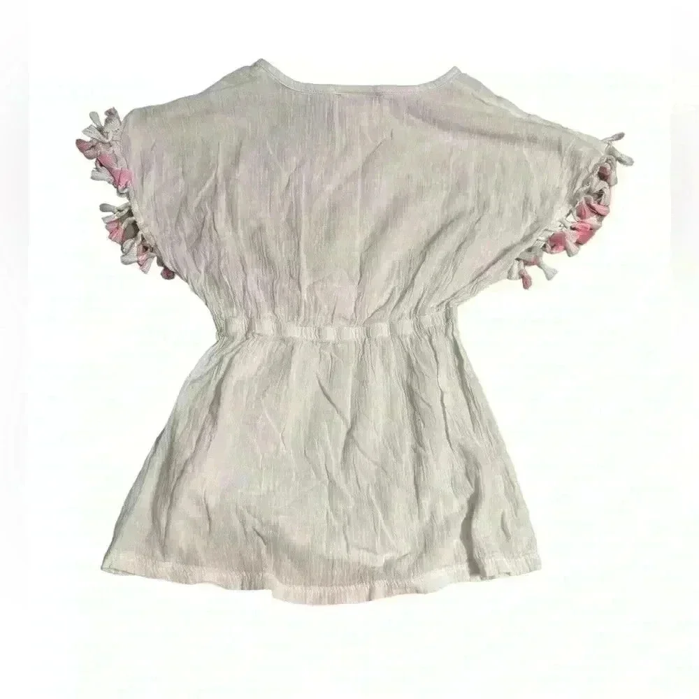Tommy Bahama swimsuit set  10/12  little girl two piece with cover up k143